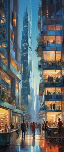 futuristic architecture,coruscant,futuristic landscape,arcology,sedensky,cybercity,cybertown,sci fiction illustration,harbour city,fantasy city,mcquarrie,cityscapes,microdistrict,bjarke,sky space concept,megacorporations,futurists,cyberport,futurist,sky city,Conceptual Art,Oil color,Oil Color 04