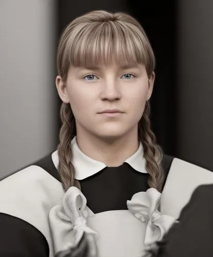 a girl with long hair and a black and white sweater,savchenko,krupskaya,timoshenko,tymoshenko,moskvina,kaczynska,Common,Common,Natural