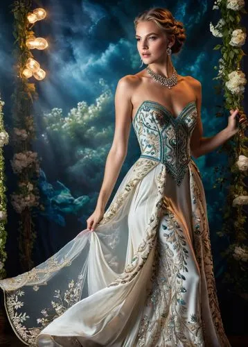 bridal gown,celtic woman,bridal dress,celtic queen,evening dress,wedding gown,Photography,General,Fantasy