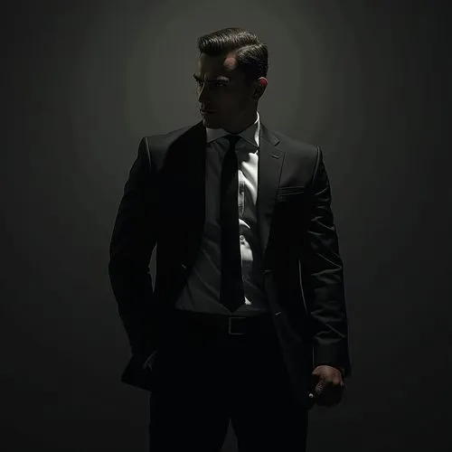 black background,dark suit,men's suit,black suit,portrait background,man silhouette