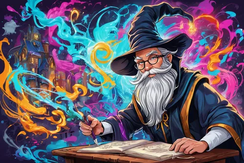 wizard,wizards,the wizard,magus,magistrate,magic grimoire,wizardry,magic book,scholar,potter,dodge warlock,albus,professor,debt spell,librarian,spell,mage,witch's hat icon,gandalf,solomon's plume,Conceptual Art,Graffiti Art,Graffiti Art 09