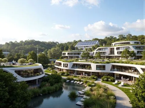 ecovillages,ecovillage,futuristic architecture,3d rendering,terraces,danyang eight scenic,cube stilt houses,bendemeer estates,huzhou,ecotopia,europan,building valley,fresnaye,amanresorts,jiangzhou,tarabya,render,hezhou,residential,luxury property