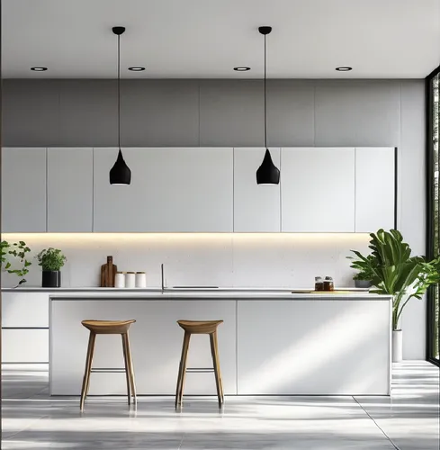 two stools that are next to a counter top,modern kitchen interior,kitchen design,modern minimalist kitchen,modern kitchen,gaggenau,scavolini