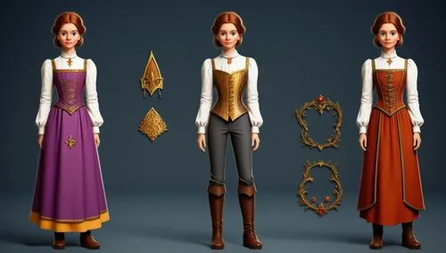 noblewomen,sorceresses,women's clothing,townsfolk,women clothes,priestesses,armlets,folk costumes,scotswoman,bodices,seamstresses,kirtle,cuirasses,dressmakers,folk costume,costumes,turnarounds,countesses,miniaturist,huguenots,Conceptual Art,Fantasy,Fantasy 01