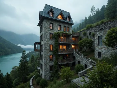 house in mountains,house in the mountains,house with lake,house by the water,dreamhouse,brienz,luxury property,chalet,cliffside,luxury hotel,svizzera,beautiful home,chateaux,fairytale castle,private house,ghost castle,suiza,castel,swiss house,lodgings