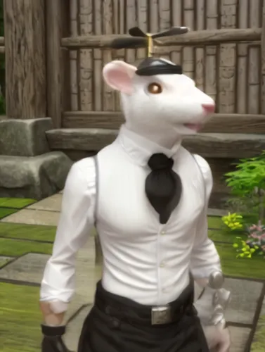 jerboa,gentlemanly,formal wear,cullen skink,formal attire,rat,formal guy,rat na,chef's uniform,rataplan,waiter,groom,stylish boy,straw mouse,necktie,white-collar worker,business man,male character,tux