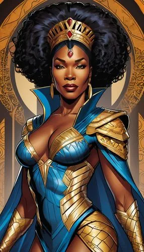 nubia,lilandra,ororo,teferi,themyscira,niobe,Illustration,American Style,American Style 13