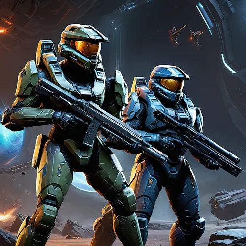 storm troops,halo,sci fi,patrols,scifi,cg artwork,sci - fi,sci-fi,infiltrator,helmets,space walk,bot icon,background image,patrol,shooter game,pathfinders,soldiers,skirmish,task force,game art,Illustration,Realistic Fantasy,Realistic Fantasy 44