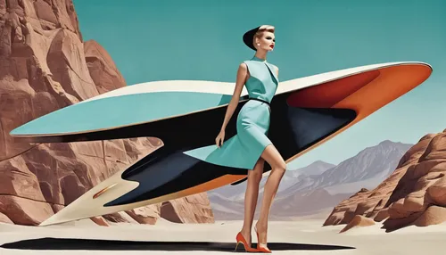 surfboard shaper,surfboards,surfboard,art deco woman,fashion illustration,surfing,surfer,surfboat,surfing equipment,surf,tail fins,model years 1960-63,surfboard fin,surfers,stand up paddle surfing,sandboarding,ironing board,girl on the dune,pin ups,model years 1958 to 1967,Illustration,Retro,Retro 12