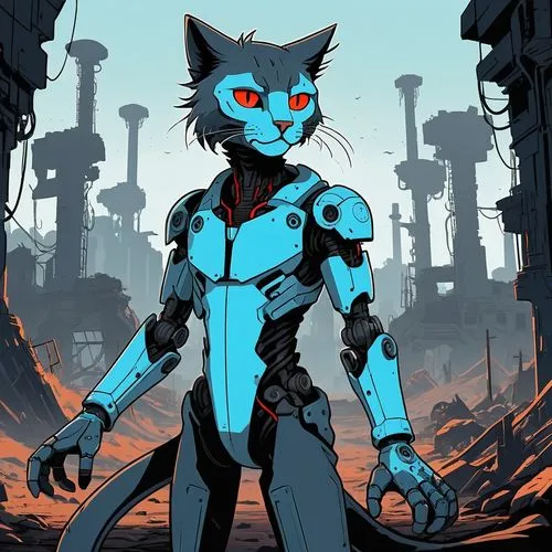 gali,scourge,bluestar,rinzler,animatrix,cat warrior,Illustration,Japanese style,Japanese Style 06