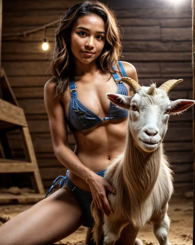 bikini goat
,farm animal,sheep shearing,sheep shearer,ox,jasmine sky,barnyard,farm animals,anglo-nubian goat,domestic goat,domestic goats,goat meat,goat milk,farm girl,cowgirl,farm set,babi panggang,m