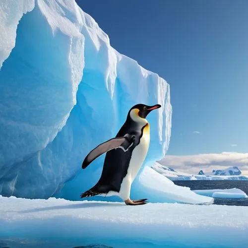 Antarctic iceberg penguin jumps and falls,emperor penguin,emperor penguins,antarctic bird,chinstrap penguin,arctic penguin,rock penguin,antarctique,big penguin,pingu,antarctic,penguin,pinguin,gentoo,p