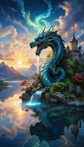 fantasy picture,painted dragon,dragones,fantasy art,fantasy landscape,eragon,Conceptual Art,Fantasy,Fantasy 11