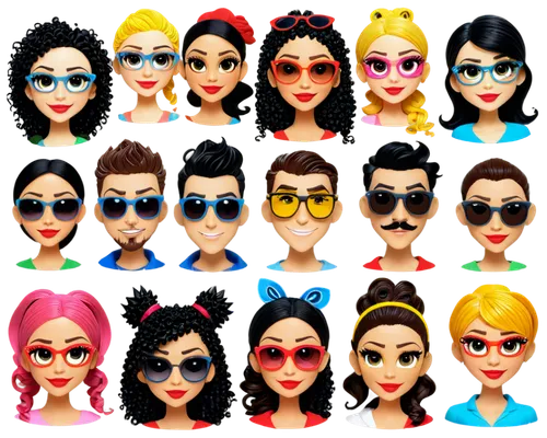 retro cartoon people,avatars,derivable,vector people,caricatures,cartoon people,set of cosmetics icons,party icons,icon set,eyewear,megastars,eyeshades,tollywood,affiars,summer icons,fashion vector,social icons,sunglasses,color glasses,wadala,Unique,Paper Cuts,Paper Cuts 09