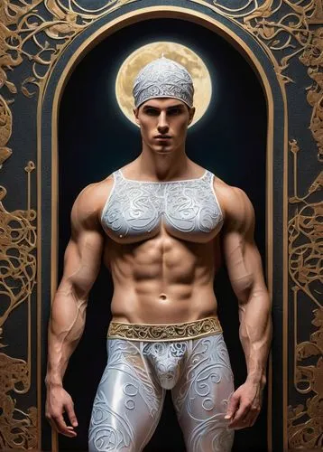 polykleitos,polnareff,stroheim,pudzianowski,baroque angel,shokan,akhnaten,pierroth,sagat,nureyev,the archangel,urijah,sultan,hanuman,archangel,polunin,nijinsky,angelico,amirkhanov,kirill,Art,Classical Oil Painting,Classical Oil Painting 02