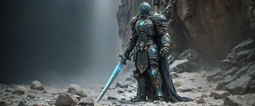 пусто,a woman with two swords stands in front of a mountain,excalibur,warden,tenno,nekron,lorian,melkor