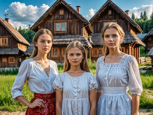 hutterites,scandinavians,kolonics,belarusians,olsens,transcarpathia,doll's house,belarussian,ukrainians,estonians,russian folk style,dachas,barkerville,countrywomen,shipka,homesteaders,townsfolk,russian traditions,romanovs,nikolsk