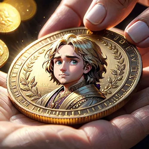 gold coin in hand,golden medals,gold medal,coin,fairy tale icons,libra,token,rupees,locket,red heart medallion in hand,coins,amulet,game illustration,golden double,cg artwork,golden ring,double hearts