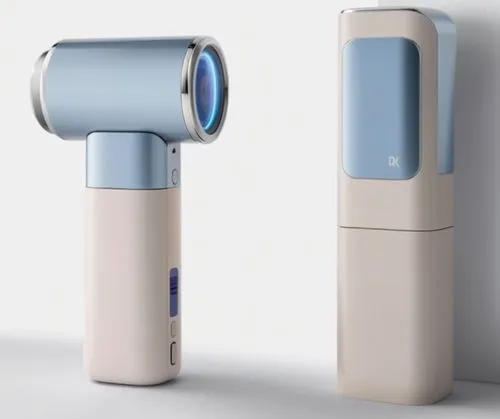 高级感,this is an image of the two camera cameras,spirometer,ophthalmoscope,handheld electric megaphone,breathalyzers,breathalyzer,oxygenator,Photography,General,Realistic