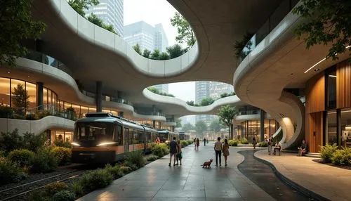 futuristic architecture,biopolis,masdar,difc,taikoo,urban design,sanlitun,costanera center,shenzhen,bjarke,guangzhou,skyways,sathorn,3d rendering,citycenter,hangzhou,arcology,futuristic art museum,parkroyal,hongdan center