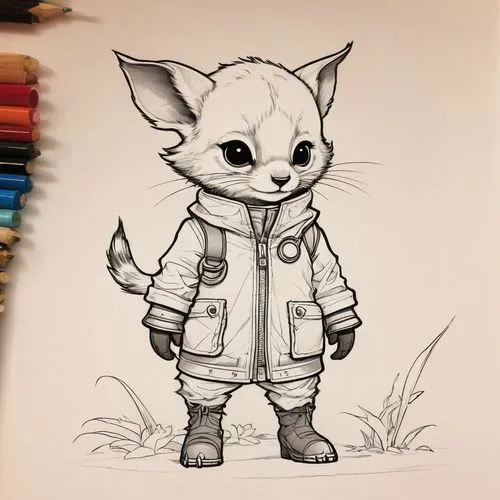 little fox,snowsuit,parka,adorable fox,winter clothes,a small red panda,cute fox,winter clothing,a fox,cub,tonko,sand fox,fox in the rain,rocket raccoon,desert fox,white fox,martens,redfox,fennec,chua,Illustration,Children,Children 04