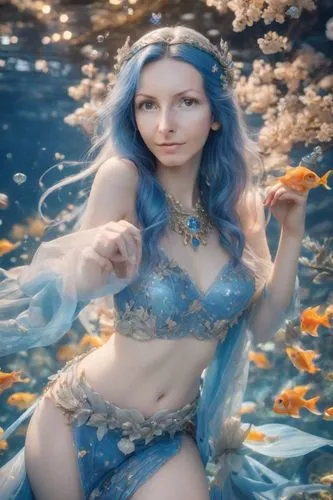 water nymph,merfolk,naiad,mermaid,amphitrite,mer,Photography,Realistic