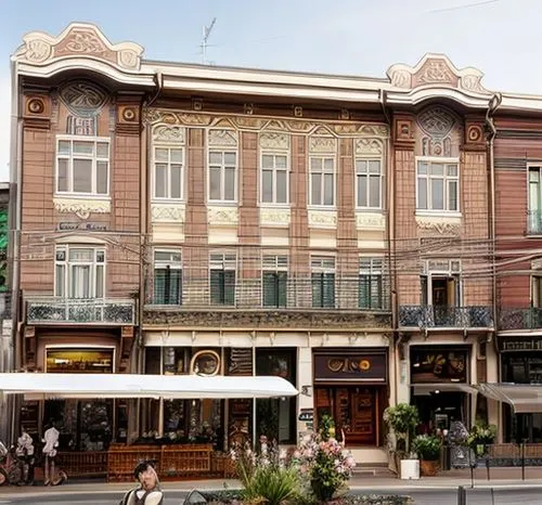 art nouveau façade,multistoreyed,wooden facade,art nouveau,kadikoy,izmir,oria hotel,mandarin house,craiova,department store,traditional building,french building,viareggio,facades,croydon facelift,faca