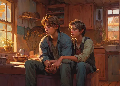 young couple,romantic portrait,vintage boy and girl,the evening light,croft,golden light,study,romantic scene,boy and girl,goldenlight,shepherd romance,the coffee shop,morning light,idyll,summer evening,evening light,evening atmosphere,couple boy and girl owl,hideaway,creek,Conceptual Art,Fantasy,Fantasy 18