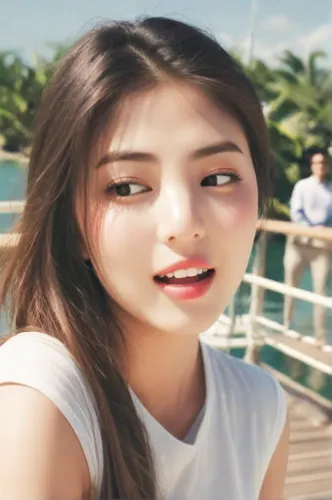 kimjongilia,beach background,kdrama,3d rendered,joy,doll's facial features,sujeonggwa,realdoll,hi-definition,3d background,kim,edit icon,mt seolark,haifa,natural cosmetic,hong,maya,anime 3d,rendering,landscape background