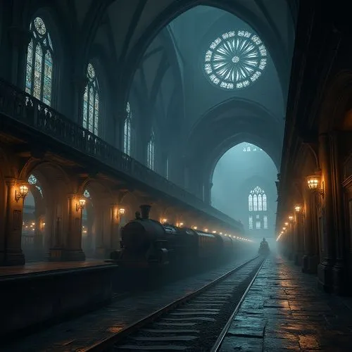 haunted cathedral,theed,passage,arcaded,carreau,eisenbahn,train station passage,markale,dishonored,saint mark,chappel,cryengine,diagon,bioshock,aisle,gothic church,neogothic,cathedral,oxbridge,cathedrals,Photography,General,Realistic