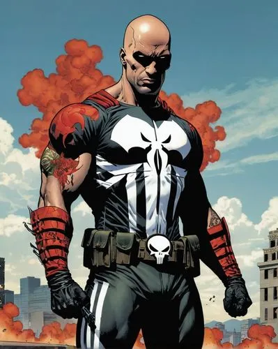 bachalo,daken,stegman,punisher,crossbones,bendis,Illustration,American Style,American Style 04