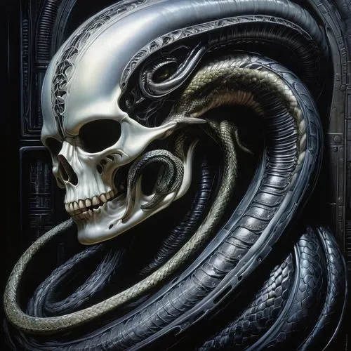 giger,xenomorph,neomordellistena,serpentis,planescape,avp,xeno,turilli,silver octopus,nyarlathotep,nautilus,xenos,azathoth,serpents,prometheus,serpent,caecilian,biomechanical,vipera,labyrinthian,Conceptual Art,Sci-Fi,Sci-Fi 02