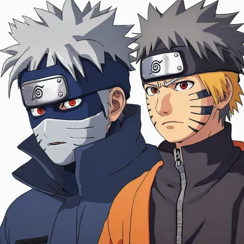 naruto,kakashi hatake,shinobi,father-son,ninjas,father and son,father son,orange eyes,generations,iaijutsu,shinkiari,dad and son,brothers,fathers and sons,brotherhood,sakana,protect,lancers,masks,edit icon,Art,Classical Oil Painting,Classical Oil Painting 11