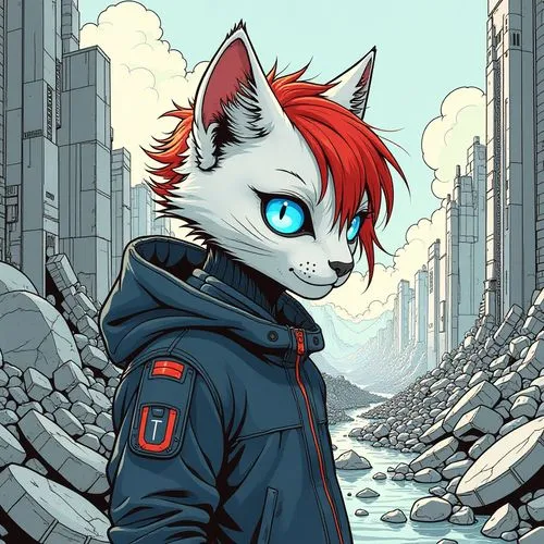 sakari,killorin,furta,inari,klayton,lykos,Illustration,Black and White,Black and White 01