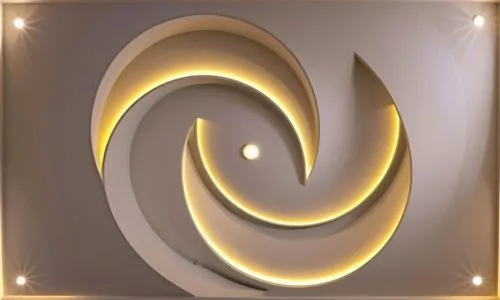 Gypsum decoration in the ceiling of a room with hidden LED lighting the ceiling,an abstract image with lighting and lights in the background,life stage icon,rss icon,spiral background,growth icon,stea