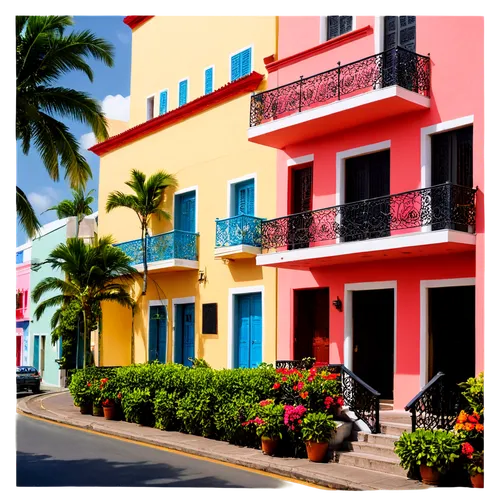 las olas suites,curacao,curacoa,frederiksted,townhouses,sanjuan,christiansted,san juan,colorful facade,south beach,palmbeach,mizner,cayard,providenciales,coconut grove,shutters,bonaire,cartagena,guadeloupe,sobe,Conceptual Art,Oil color,Oil Color 14