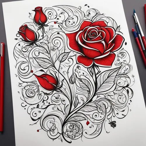 rose flower illustration,rose flower drawing,rose drawing,flower drawing,roses pattern,flower line art,coloring for adults,flower illustrative,red rose,red roses,coloring picture,spray roses,rose flower,valentine clip art,flower illustration,coloring pages,flower art,coloring page,porcelain rose,landscape rose,Illustration,Black and White,Black and White 05