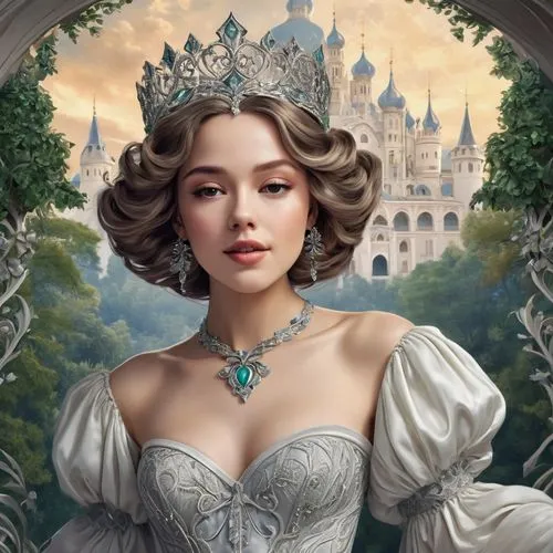 cinderella,principessa,victoriana,shipka,noblewoman,fantasy portrait,Illustration,Retro,Retro 08