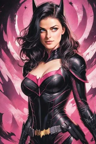 catwoman,kittani,scarlet witch,morgana,selina,huntress,Digital Art,Comic