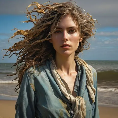 girl on the dune,windswept,aslaug,labovitz,windblown,maryan,Conceptual Art,Fantasy,Fantasy 18