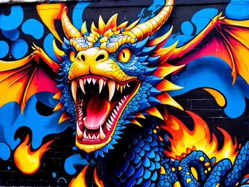 dragonfire,painted dragon,dragao,fire breathing dragon,dragon fire,firedrake,black dragon,dragon,darragon,fire background,golden dragon,dragones,dragon design,dragonheart,dragon of earth,wyrm,roa,charizard,dralion,dragonlord,Conceptual Art,Graffiti Art,Graffiti Art 07