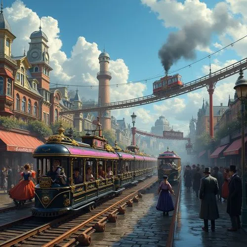 shanghai disney,linetskaya,victoriana,victorians,merchant train,sodor