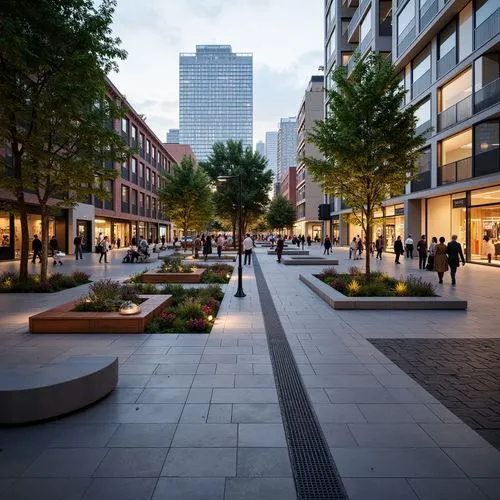 broadgate,hafencity,brindleyplace,paved square,broadmead,potsdamer platz,paving slabs,marunouchi,aldersgate,meatpacking district,pedestrianized,metrotech,citycenter,nauerner square,ballston,aldgate,friedrichstrasse,aldermanbury,inlet place,waterplace