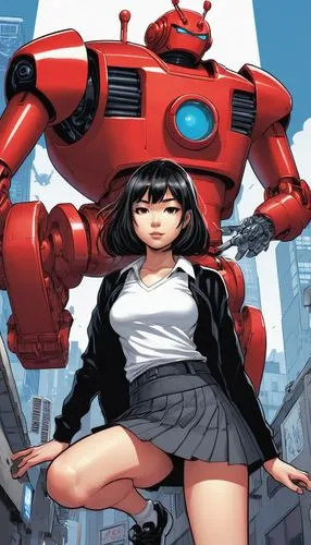 akira,automatica,fembot,hotbot,robotics,lagann,Illustration,American Style,American Style 13