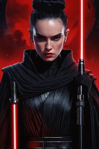 darth talon,cg artwork,vader,maul,jedi,daisy jazz isobel ridley,sw,princess leia,lightsaber,darth maul,republic,official portrait,clone jesionolistny,force,darth vader,rots,star mother,red banner,darth wader,senate,Conceptual Art,Daily,Daily 22