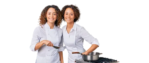 Kitchen background, cooking scene, female chef, white apron, curly brown hair, bright smile, warm skin tone, gentle eyes, wooden spoon, stainless steel pot, sizzling sound, steam rising, morning sunli