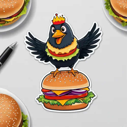 burger emoticon,food icons,chicken burger,burger king premium burgers,clipart sticker,hamburger chicken,vector illustration,luther burger,burguer,scrapbook clip art,animal stickers,vector graphics,hamburgers,pubg mascot,vector images,angry birds,burgers,fry ducks,vector graphic,buffalo burger,Unique,Design,Sticker