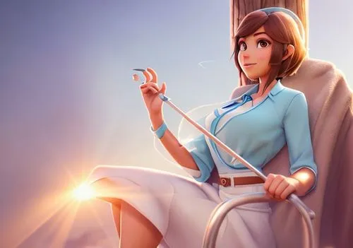 cg artwork,lady medic,nurse uniform,mikuru asahina,princess anna,female doctor,elsa,conductor,delta sailor,flight attendant,female nurse,mulan,stewardess,honmei choco,star illustration,disney characte