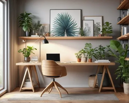 wooden desk,house plants,modern decor,wooden shelf,working space,houseplants,hostplant,home corner,blur office background,wooden mockup,calathea,desk,money plant,modern office,office desk,hostplants,creative office,houseplant,contemporary decor,deskjet,Illustration,Retro,Retro 24