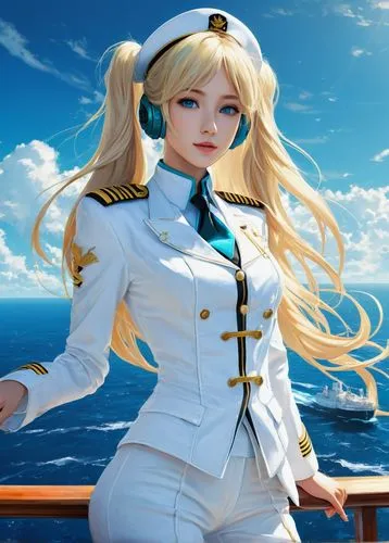 michiru,millia,naval,azzurra,marineau,yachtswoman,at sea,delta sailor,on a yacht,ferry,arpeggio,sailor,yang,iruma,pacifica,kantai collection sailor,catalina,kke,nautical star,warspite,Conceptual Art,Fantasy,Fantasy 12